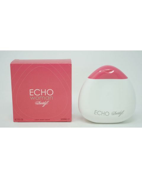 Davidoff Echo Woman Light Body Cream 200 ml fólia nélkül