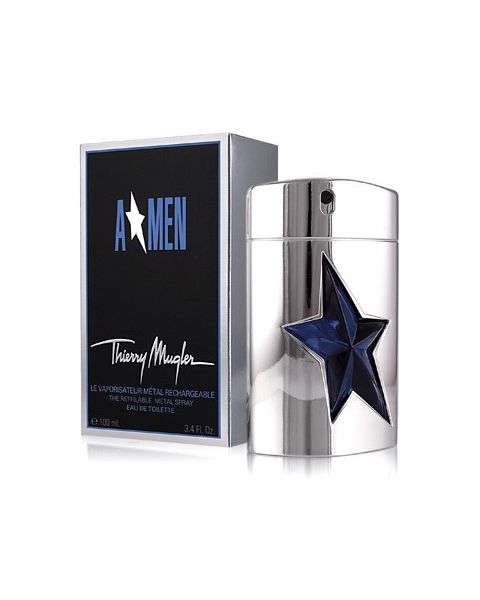 Thierry Mugler A*Men Metal Flask Eau de Toilette 100 ml tölthető