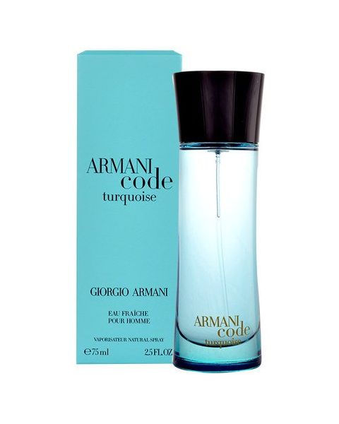 Armani Code Turquoise for Men Eau Fraiche 75 ml kicsit sérült doboz